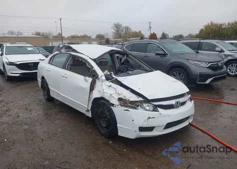 2010 Honda Civic Lx из США, поврежденный, VIN 2HGFA1F56AH566498